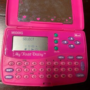 Mani Technology My First Diary Electronic Diary Toy -Pink with mirror